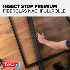tesa Insektenschutz-Gitter Ersatzarolle anthrazit 120 x 250 cm