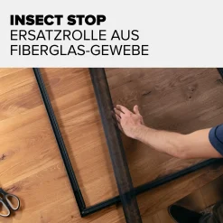 tesa Insektenschutz-Gitter COMFORT Ersatzrolle 120 x 250 cm weiß