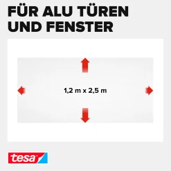 tesa Insektenschutz-Gitter COMFORT Ersatzrolle 120 x 250 cm weiß