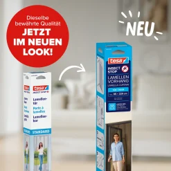 tesa Insektenschutz-Lamellenvorhang Standard 95 m x 220 cm schwarz
