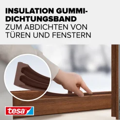 tesa Insulation E-Profil Classic 10 m, braun
