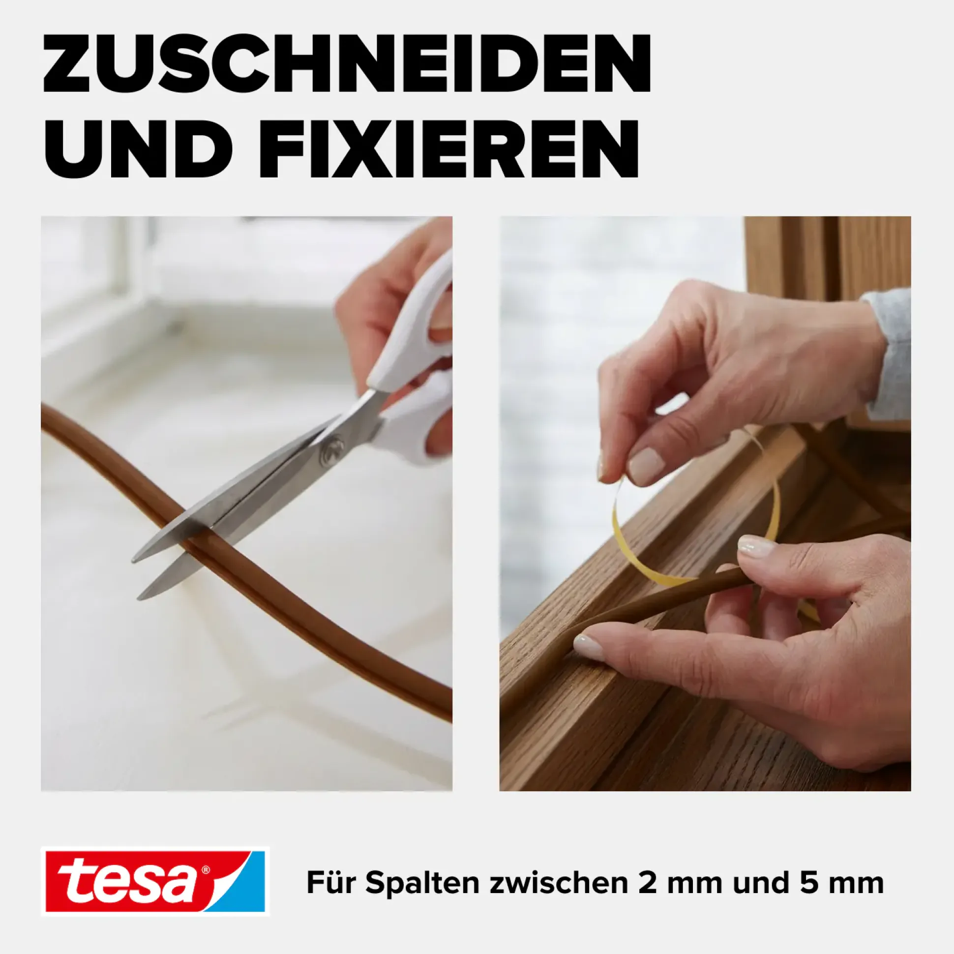tesa Insulation P-Profil Classic 10 m, braun