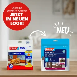 tesa Insulation P-Profil Classic 10 m, braun