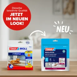 tesa Insulation P-Profil Classic 10 m, weiß
