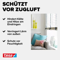 tesa Insulation P-Profil Classic 10 m, weiß