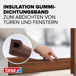 tesa Insulation P-Profil Classic 6 m, braun