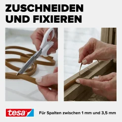 tesa Insulation Schaumstoffdichtung Standard 6 m, braun