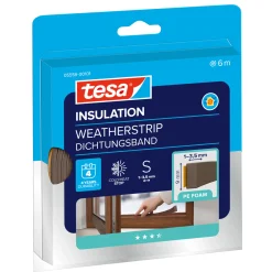 tesa Insulation Schaumstoffdichtung Standard 6 m, braun
