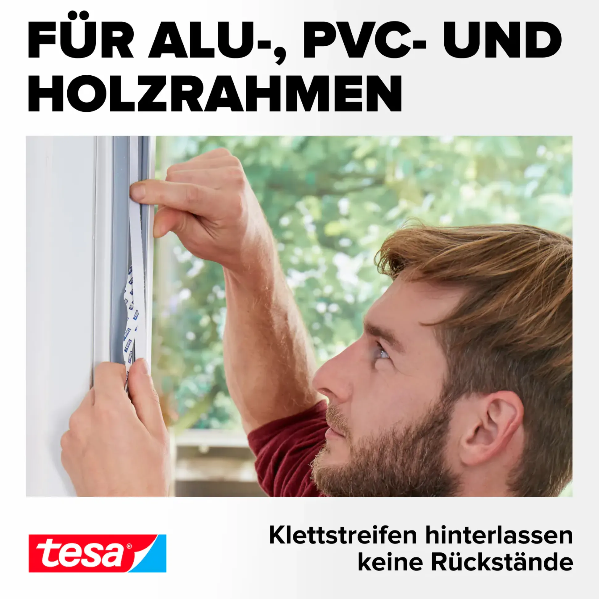 tesa Klettband-Ersatzrolle COMFORT für Fliegengitter 5,60 m