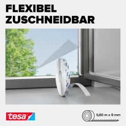 tesa Klettband-Ersatzrolle COMFORT für Fliegengitter 5,60 m