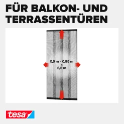 tesa Lamellentür Premium Teleskop 95 x 220 cm anthrazit