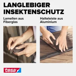 tesa Lamellentür Premium Teleskop 95 x 220 cm anthrazit