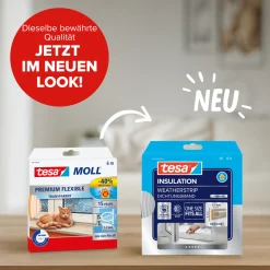 tesa Moll Dichtungsprofil Super Flex 6 m, transparent