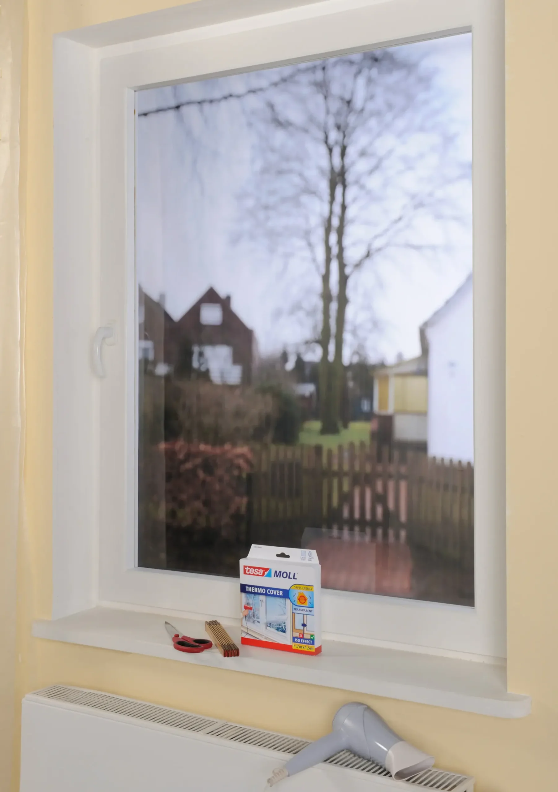 tesa Moll Fenster-Isolierfolie Thermo Cover 1,7 x 1,5 m