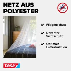 tesa Moskitonetz Comfort 2,5 x 12,5 m weiß