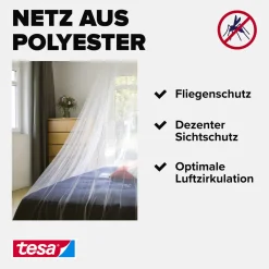 tesa Moskitonetz Comfort 2,5 x 12,5 m weiß