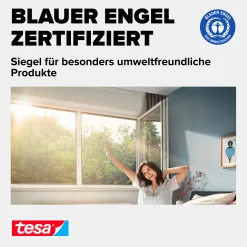 tesa Pollenschutzgitter 130 x 150 cm Anthrazit