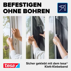 tesa Pollenschutzgitter 130 x 150 cm Anthrazit