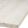 Tischplatte Fichte Oberfläche geschliffen 120 x 80 cm 28 mm