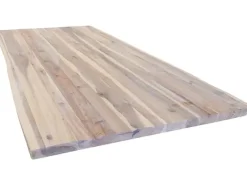 Tisch-Set "Live Edge" Akazie 200 x 90 cm x 38 mm inkl. Tischbeine X-Form