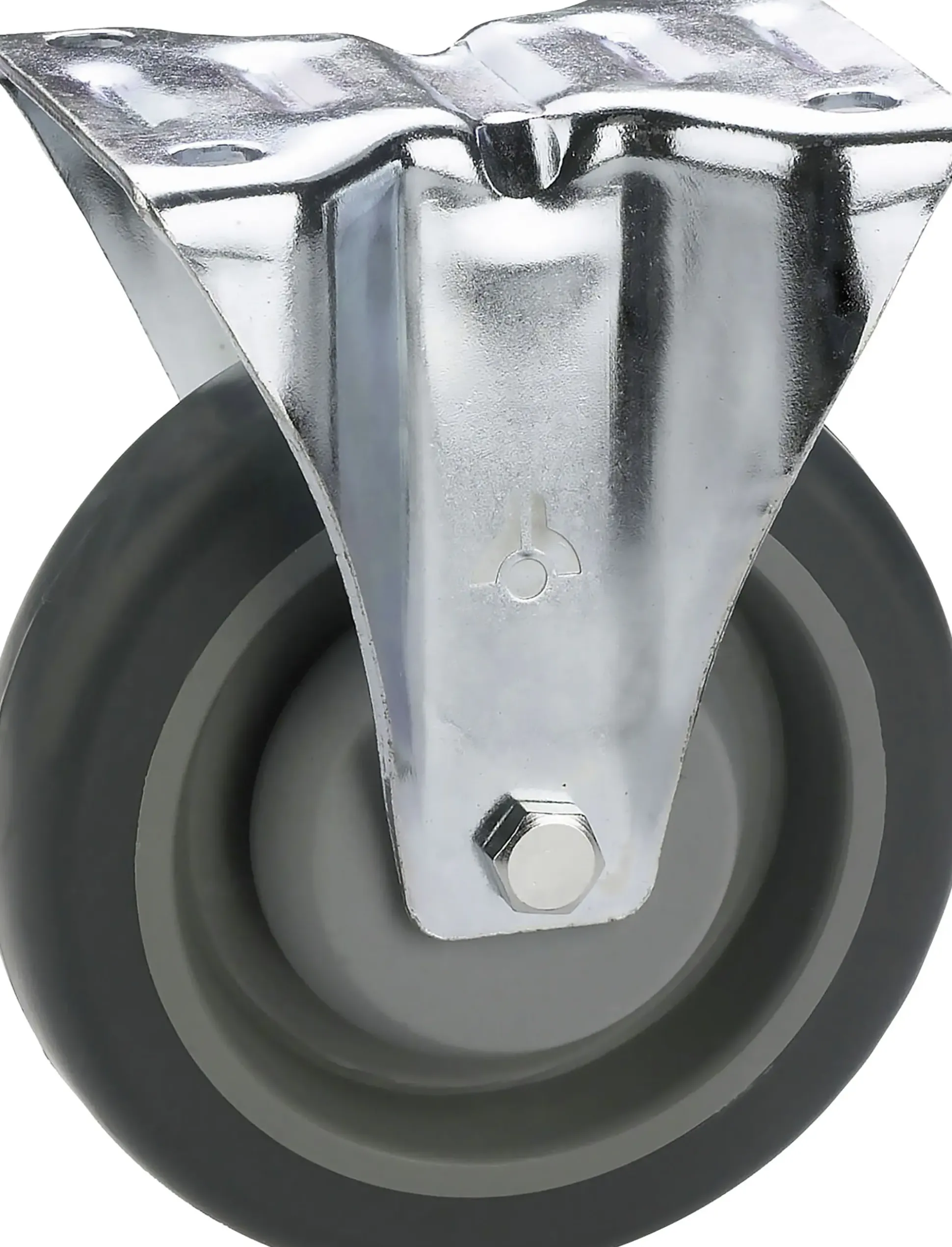 Transportgeräte-Bockrolle 80 x 32 mm Tragkr. 140 kg