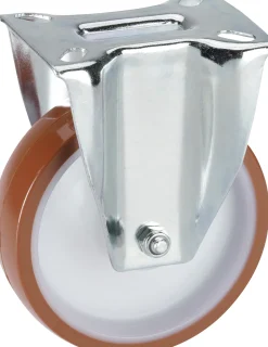 Transportgeräte-Bockrolle 100 x 30 mm Tragkr. 150 kg