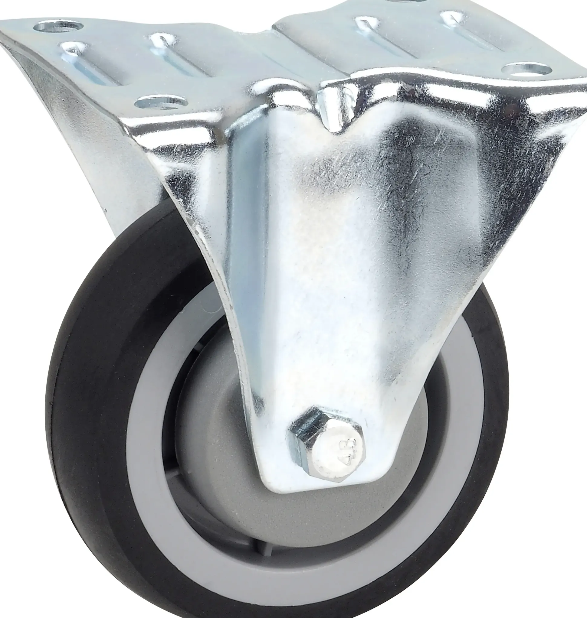 Transportgeräte-Bockrolle 100 x 32 mm Tragkr. 120 kg
