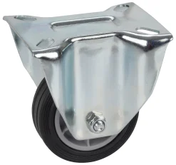 Transportgeräte-Bockrolle 80 x 26 mm Tragkr. 50 kg