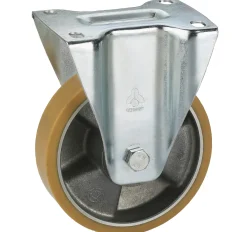 Transportgeräte-Bockrolle 100x30 mm Tragkr. 200 kg