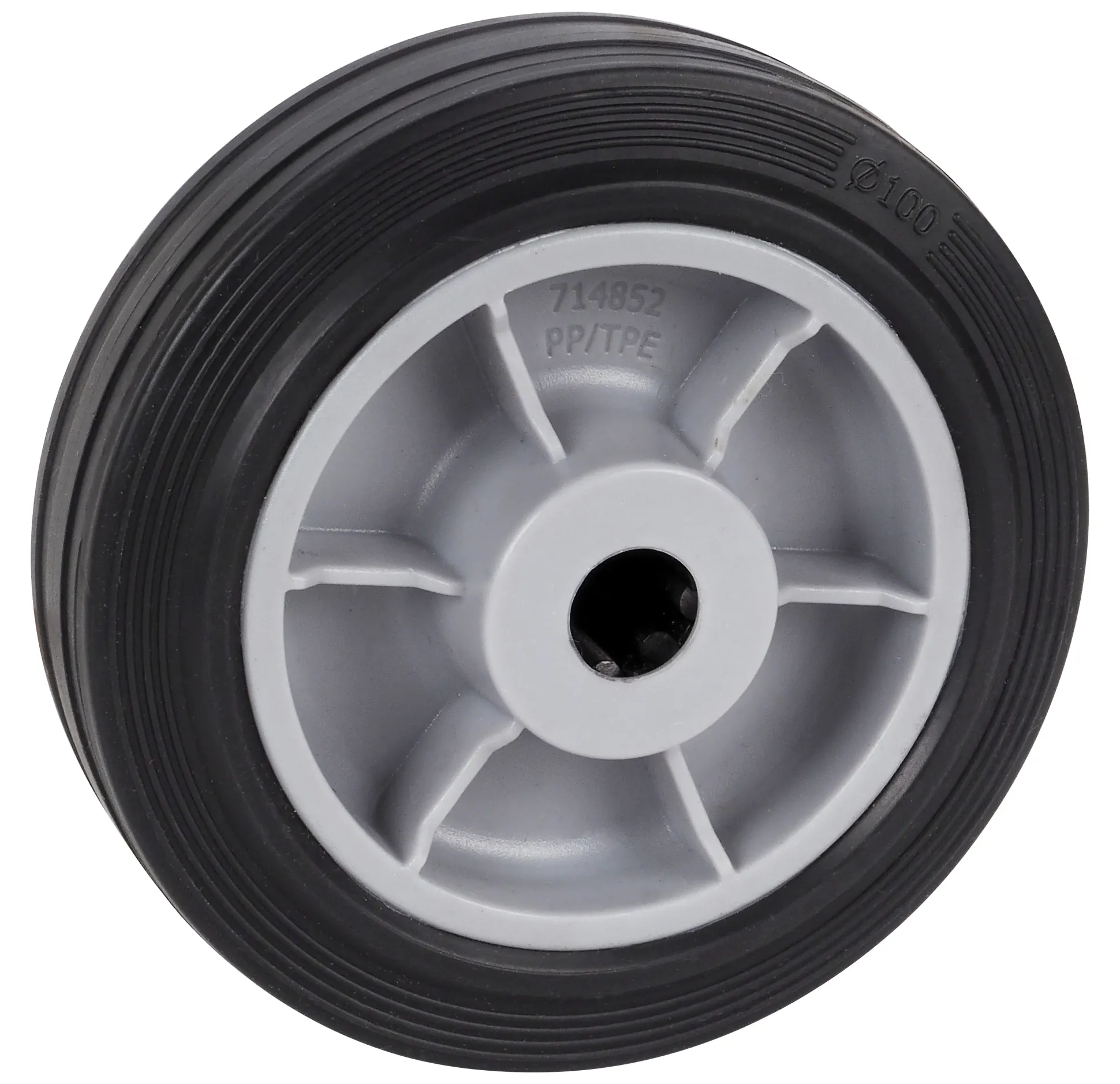 Transportgeräterollen-Rad 100 x 30 mm Tragkr. 70 kg