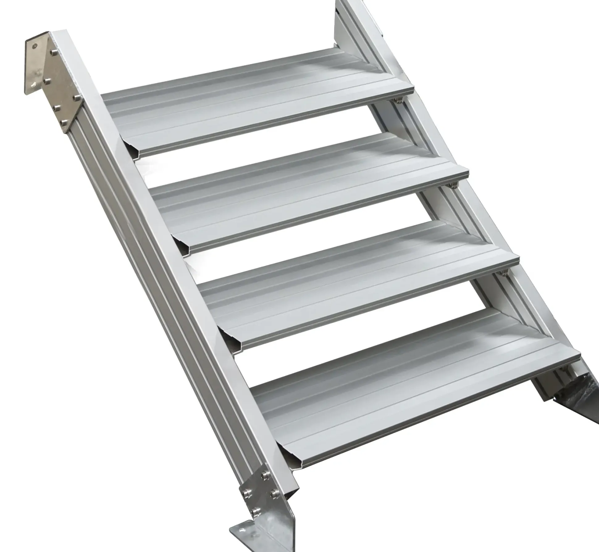 Treba Außentreppe Alaska Alu-Profil-Stufen Geschosshöhe 90 - 102 cm