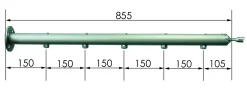 Treba B43 AluTec Geländerstab Aluminium eloxiert
