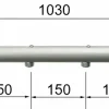 Treba B52 AluTec Geländerstab Aluminium eloxiert