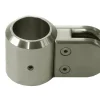 Treba E59 Rohrhülse mit 1 Glashalter Ø 6 cm Edelstahl V2A