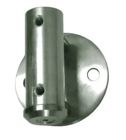 Treba E86 Seitlicher Stabhalter Edelstahl V2A