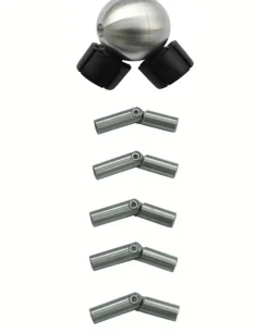 Treba Eckset ES4 Eckverbindung Aluminium Winkeleinstellung 90 - 180°