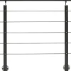 Treba Geländer-Set Aluminium AB9 anthrazit seitliche Montage