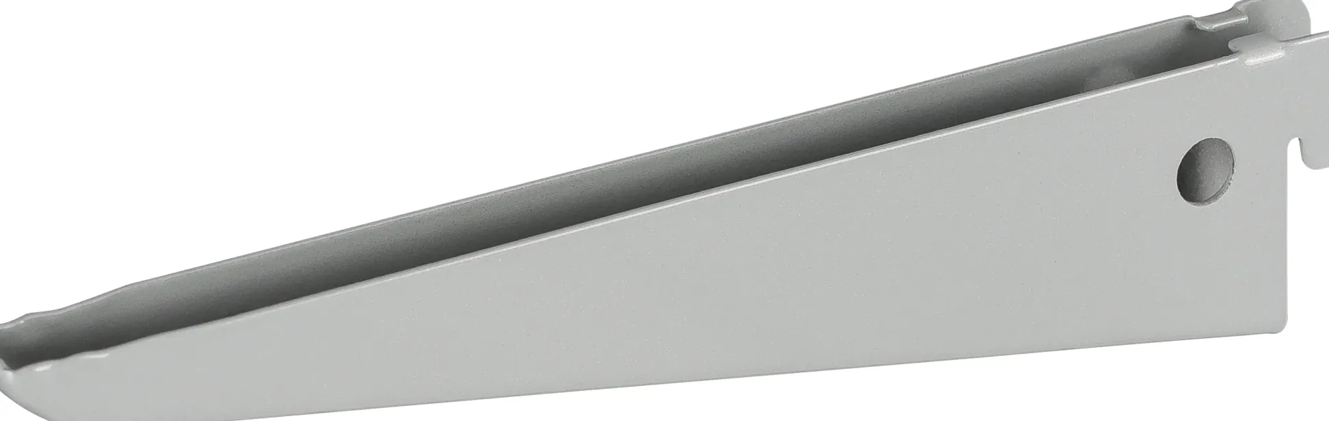 TrendLine Doppellochträger 2-reihig grau 17 x 4 cm