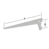 TrendLine Einlochträger 1-reihig grau 15 x 7 cm
