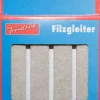 TrendLine Filzgleiter 68 x 13 mm braun 8-Stück