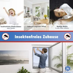 TrendLine Fliegengitter 130 x 150 cm weiß kürzbar