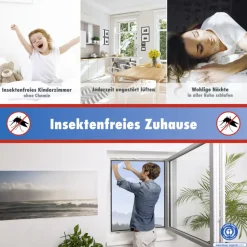 TrendLine Fliegengitter 130 x 150 cm anthrazit kürzbar