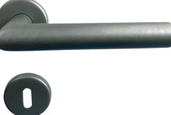 TrendLine Türgriff-Garnitur BB Edelstahl kaschmiergrau Ø 49,1 mm