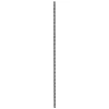 TrendLine Wandschiene 1-reihig schwarz 150 x 1,5 cm
