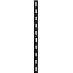 TrendLine Wandschiene 1-reihig schwarz 50 x 2,5 cm