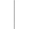 TrendLine Wandschiene 1-reihig schwarz 200 x 2,5 cm
