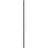 TrendLine Wandschiene 1-reihig schwarz 150 x 2,5 cm