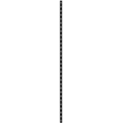 TrendLine Wandschiene 1-reihig schwarz 150 x 2,5 cm