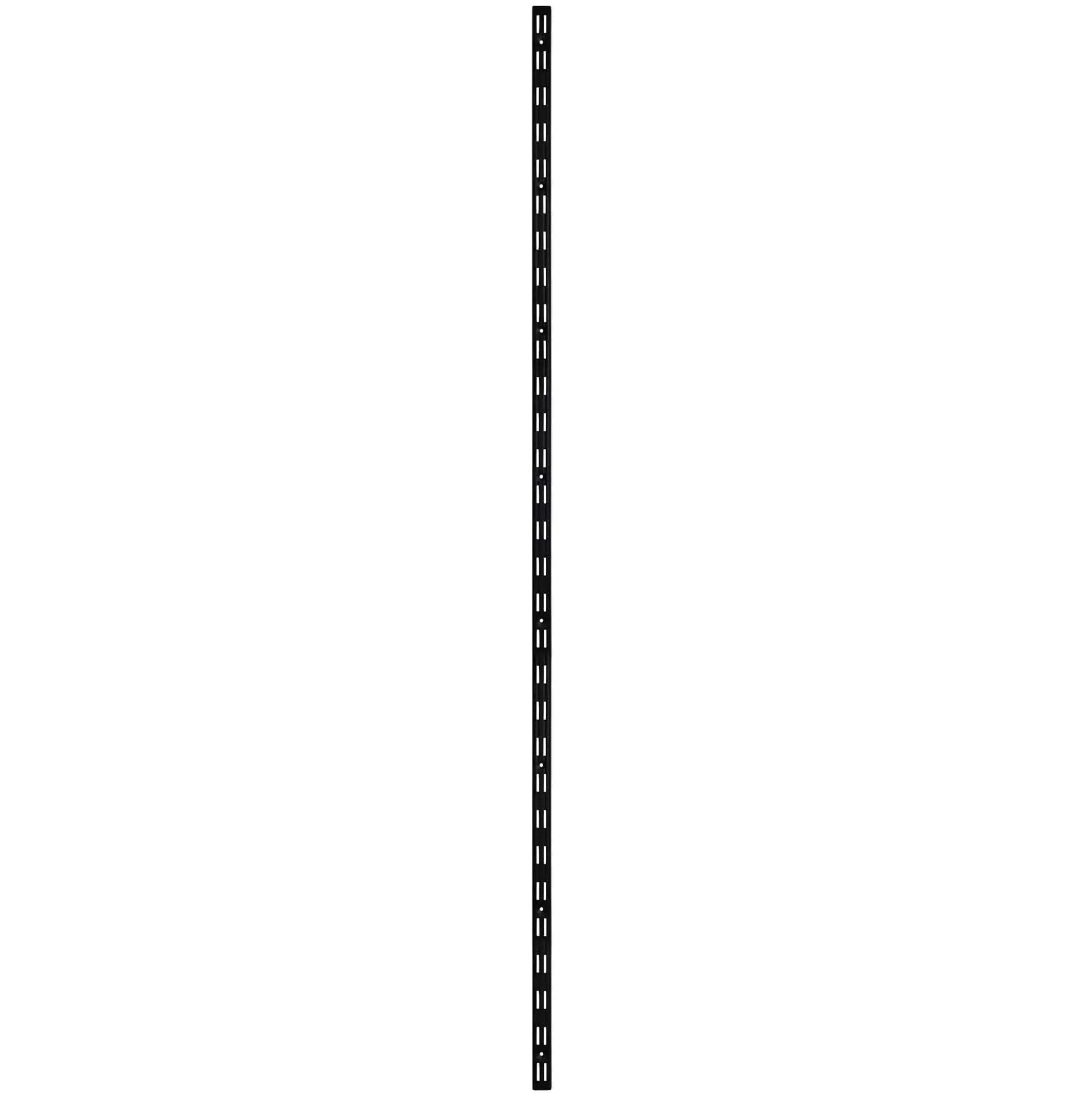 TrendLine Wandschiene 1-reihig schwarz 150 x 2,5 cm