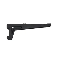 TrendLine Winkelträger 1-reihig/2-reihig schwarz 18 x 5 cm 2 Stück